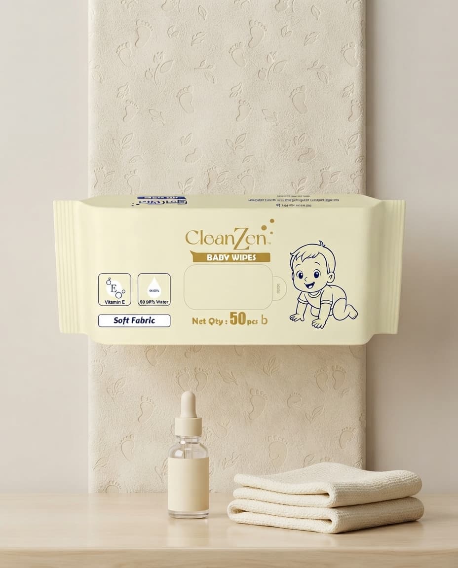 CleanZen Biodegradable Baby Wipes