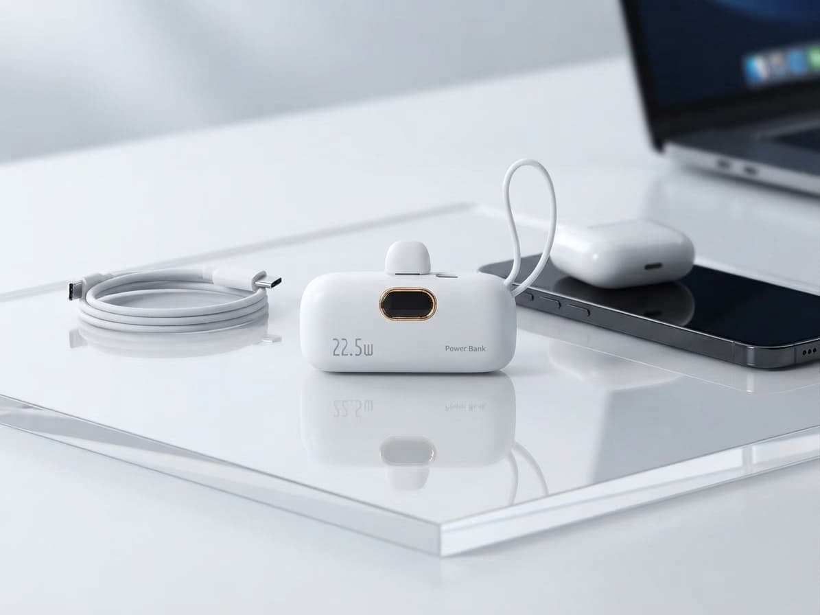 Capsule Tail Plug Power Bank 22.5W
